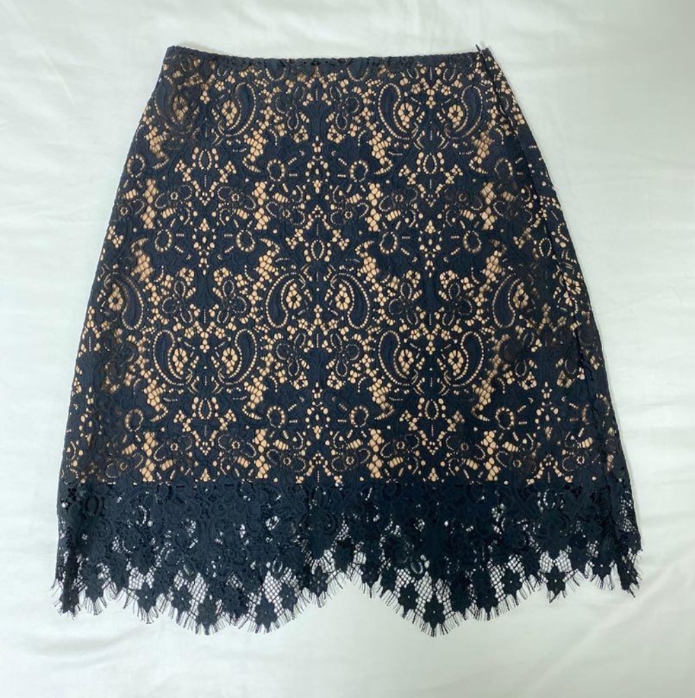 🖤 FOR LOVE & LEMONS - "Vika" Black Lace Mini Skirt NWT 🖤